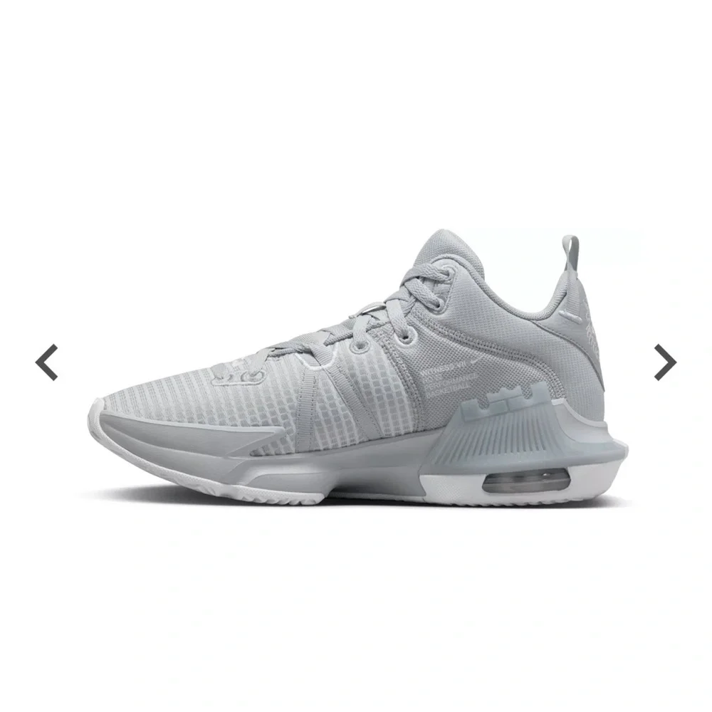 Nike LeBron Witness 7 Basketball Shoes Grey - Picture 2 of 7
